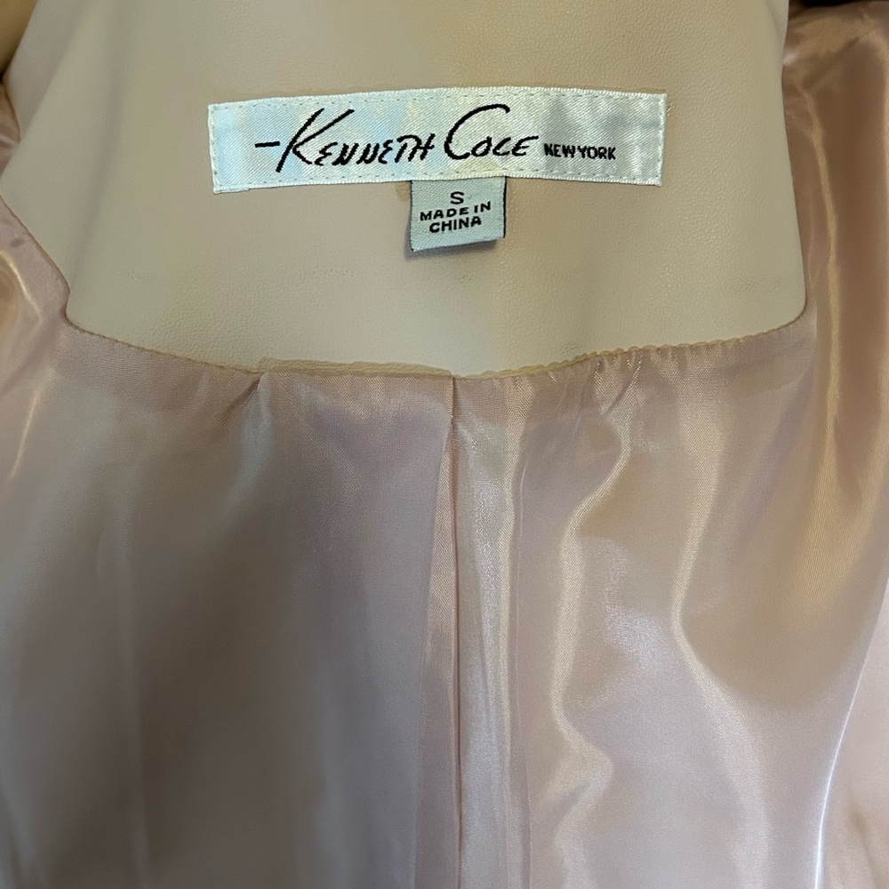 Rose pink leather jacket - Picture 5 of 9